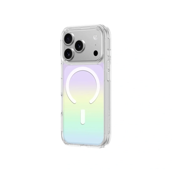 AmazingThing Etui case na iPhone 17 Pro Max Minimal Mag MagSafe - tęczowe