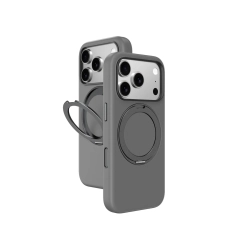 AmazingThing Etui pokrowiec z podstawką na iPhone 17 Pro Cloudie - szary