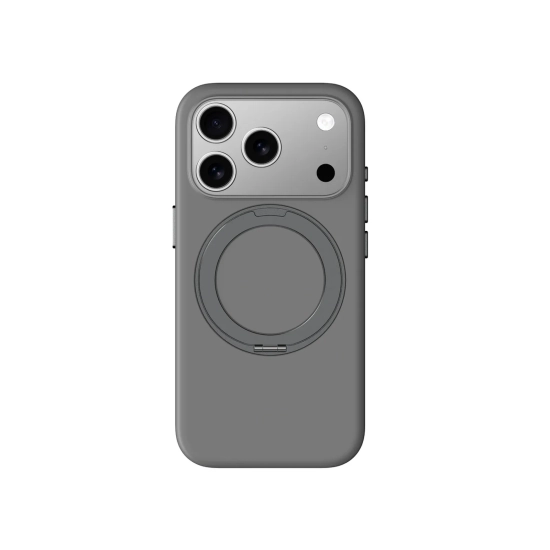 AmazingThing Etui pokrowiec z podstawką na iPhone 17 Pro Cloudie - szary
