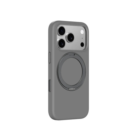 AmazingThing Etui pokrowiec z podstawką na iPhone 17 Pro Cloudie - szary