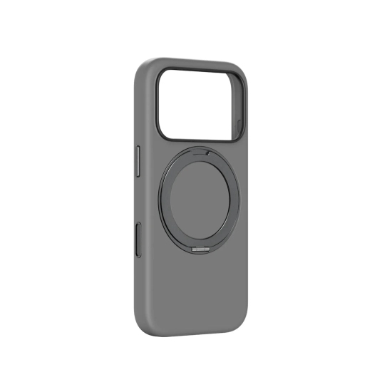AmazingThing Etui pokrowiec z podstawką na iPhone 17 Pro Cloudie - szary