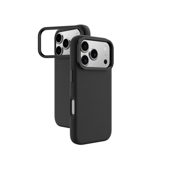 AmazingThing Etui pokrowiec na iPhone 17 Pro z podstawką Glamour - czarne