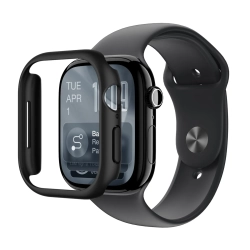 AmazingThing Etui ochronne na Apple Watch Series 11 46mm Minimal - czarne
