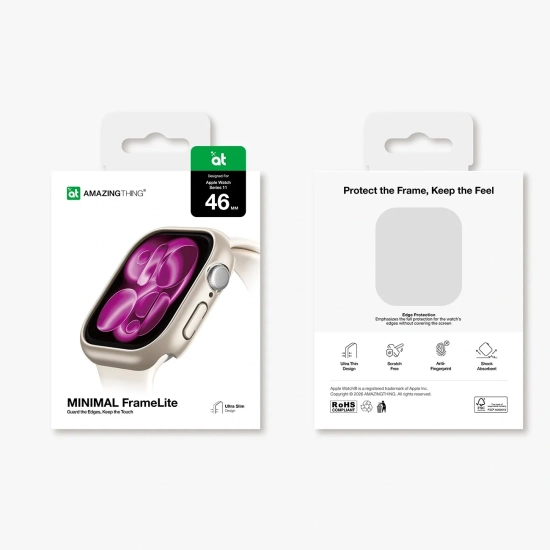 AmazingThing Etui ochronne na zegarek Apple Watch Series 11 46mm Minimal