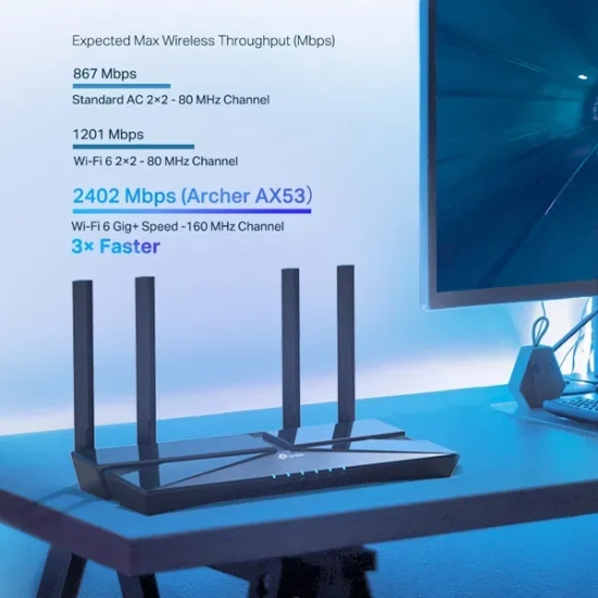 Router TP-Link Archer AX53 AX3000 Wi-Fi 6
