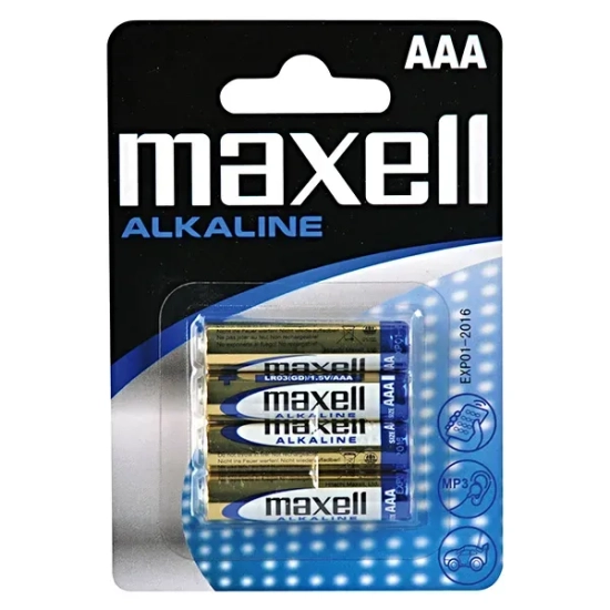 Baterie alkaliczne Maxell AAA LR03 4 szt.