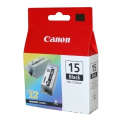 Oryginalny tusz Canon BCI-15 BK 2szt 8190A002, czarny, 390 stron