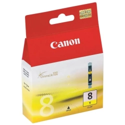 Oryginalny tusz Canon CLI-8 Y EOL 0623B001, żółty, 13 ml, 490 stron