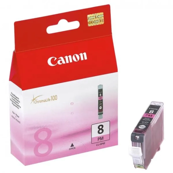 Oryginalny tusz Canon CLI-8 PM photo 0625B001, magenta, 13 ml, 450 stron