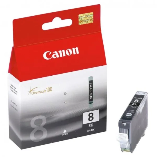 Oryginalny tusz Canon CLI-8 BK 0620B001, czarny, 13 ml, 490 stron