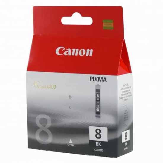 Oryginalny tusz Canon CLI-8 BK 0620B001, czarny, 13 ml, 490 stron