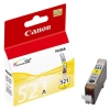 Oryginalny tusz Canon CLI-521 Y 2936B001, żółty, 9 ml, 505 stron