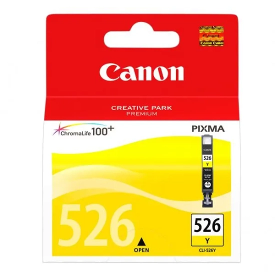 Oryginalny tusz Canon CLI-526 Y 4543B001, żółty, 9 ml