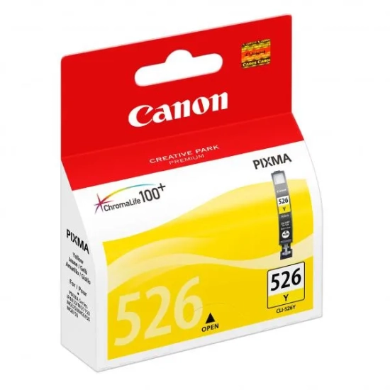 Oryginalny tusz Canon CLI-526 Y 4543B001, żółty, 9 ml