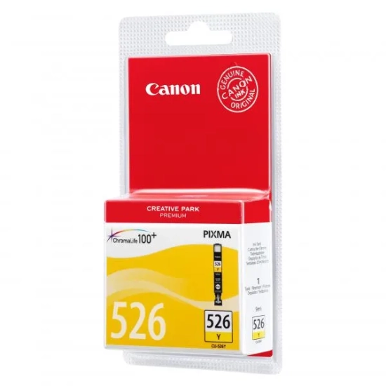 Oryginalny tusz Canon CLI-526 Y 4543B001, żółty, 9 ml
