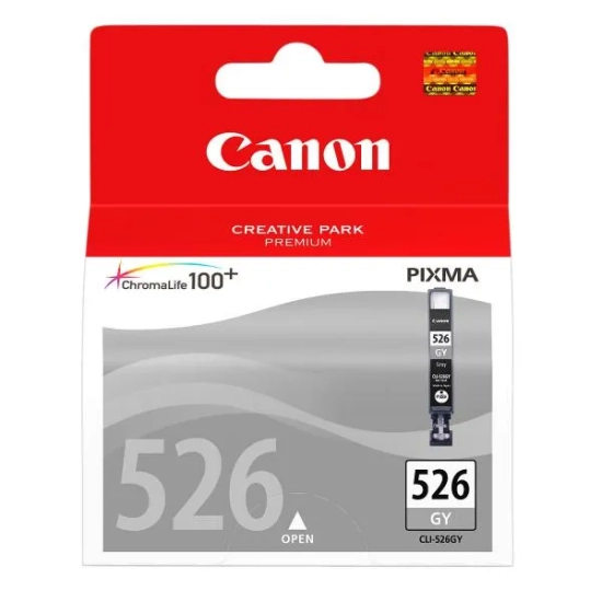 Oryginalny tusz Canon CLI-526 GY 4544B005 4544B001, 340 stron