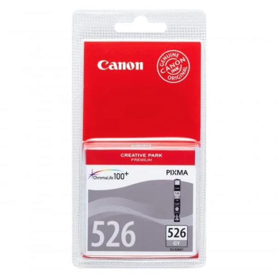 Oryginalny tusz Canon CLI-526 GY 4544B005 4544B001, 340 stron