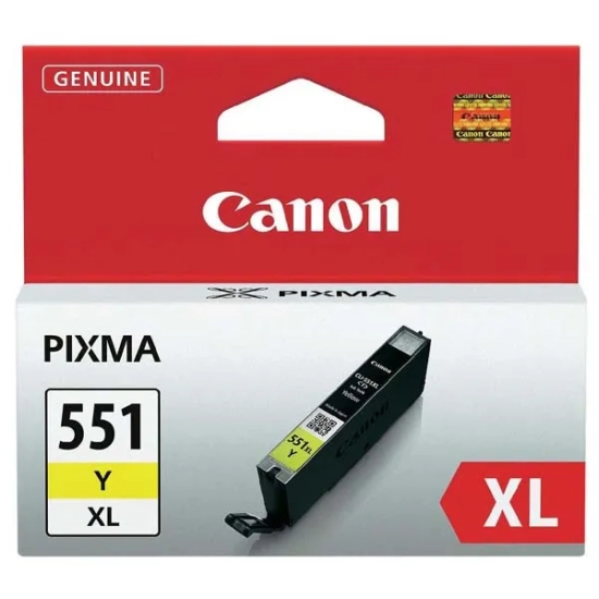 Oryginalny tusz Canon CLI-551 XL Y high capacity 6446B001, żółty, 11 ml