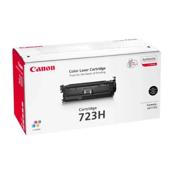 Zdjęcie produktu: Toner Canon 723H BK Czarny 2645B011 10000 stron. Dokładny wariant o kodzie producenta 2645B011 i EAN 4