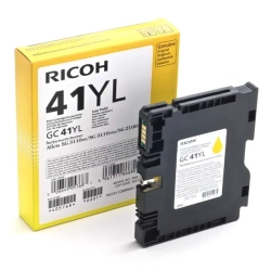 Oryginalny tusz Ricoh wkład żelowy 405768 GC41Y, żółty, 600 stron
