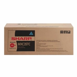 Oryginalny toner Sharp MXC35TC, cyjan, 6 000 stron