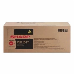 Oryginalny toner Sharp MXC35TY, żółty, 6 000 stron
