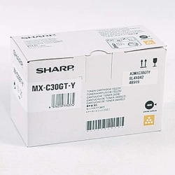 Oryginalny toner Sharp MXC30GTY, żółty, 6 000 stron