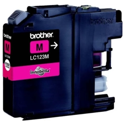Oryginalny tusz Brother LC123M, magenta, 600 stron