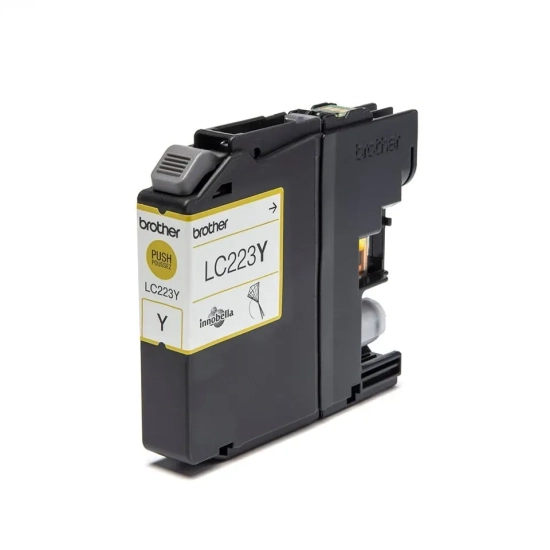 Oryginalny tusz Brother LC223Y, żółty, 600 stron
