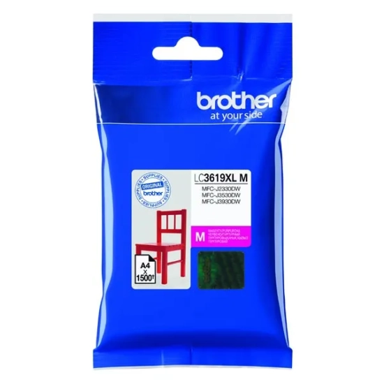 Oryginalny tusz Brother LC3619XLM, magenta, 1 500 stron