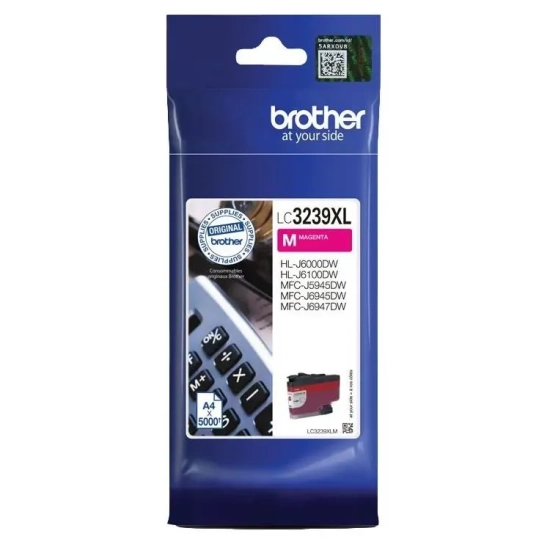 Oryginalny tusz Brother LC3239XLM, magenta, 5 000 stron