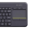 Klawiatura Logitech K400 Plus bezprzewodowa CZ/SK, czarna 920-007151
