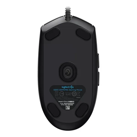 Mysz przewodowa Logitech G203 LIGHTSYNC 8000 DPI czarna