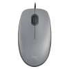 Mysz przewodowa Logitech M110 Silent 1000 DPI szara