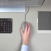 Mysz przewodowa Logitech M110 Silent 1000 DPI szara
