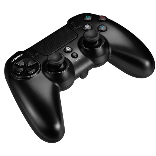 CANYON Kontroler bezprzewodowy GP-W5 PS4 Czarny