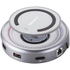 Hub USB-C CANYON DS-7 CNS-TDS07DG 6w1 4K szary