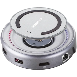 Hub USB-C CANYON DS-7 CNS-TDS07DG 6w1 4K szary