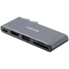 Hub USB-C CANYON DS-5 CNS-TDS05DG 5w1 4K szary
