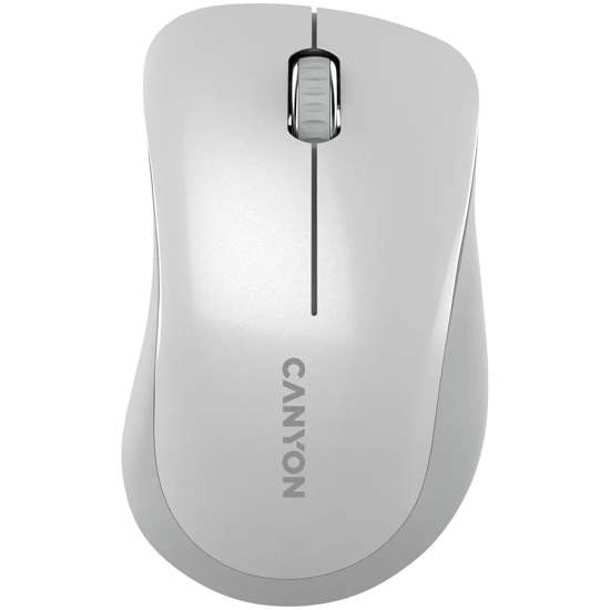 CANYON Mysz bezprzewodowa MW-11 Biało - Szara