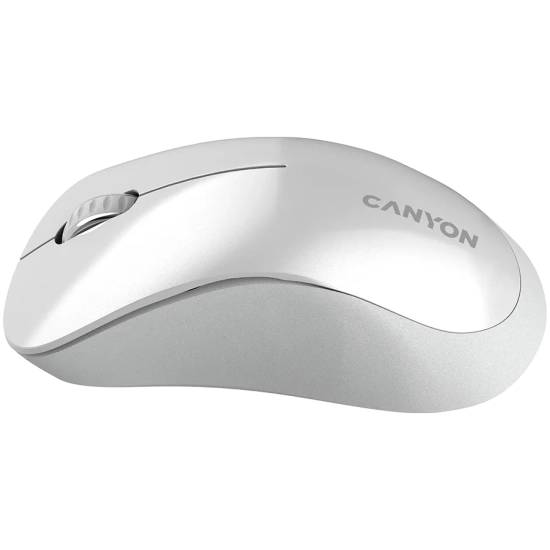CANYON Mysz bezprzewodowa MW-11 Biało - Szara