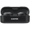 Canyon Słuchawki dokanałowe TWS-1 Czarne