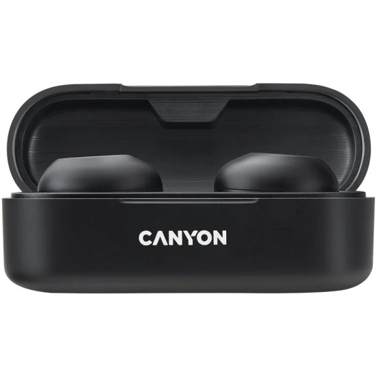 Canyon Słuchawki dokanałowe TWS-1 Czarne