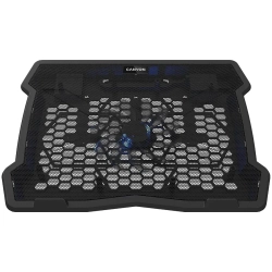 CANYON Podstawka chłodząca NS02 15,6 cala 2xUSB LED czarna