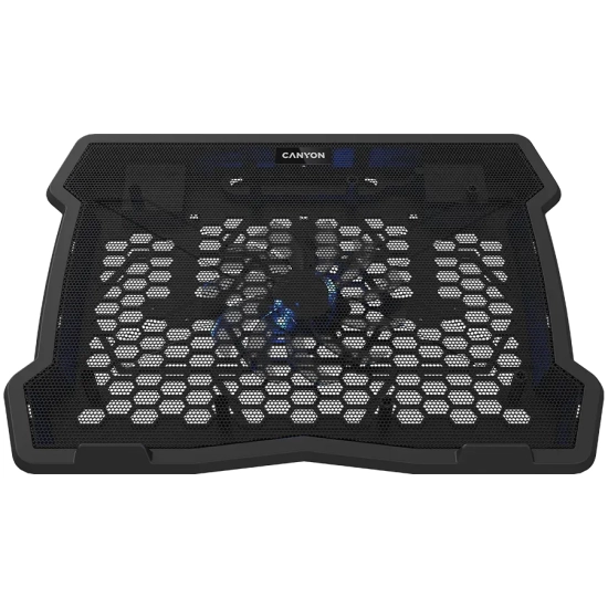 CANYON Podstawka chłodząca NS02 15,6 cala 2xUSB LED czarna