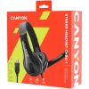 Zestaw słuchawkowy CANYON OnTalk 1 USB-A 2 m czarny