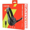 Canyon Zestaw słuchawkowy СHSC-1 PC Mik 2 m Czarny