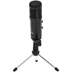Czarny mikrofon USB LORGAR Soner 313, dokładny wariant LRG-CMT313.
