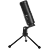 Czarny mikrofon USB LORGAR Voicer 521, dokładny wariant LRG-CMT521.