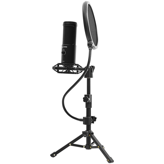 Lorgar Mikrofon USB Voicer 721 gamingowy kardioidalny czarny